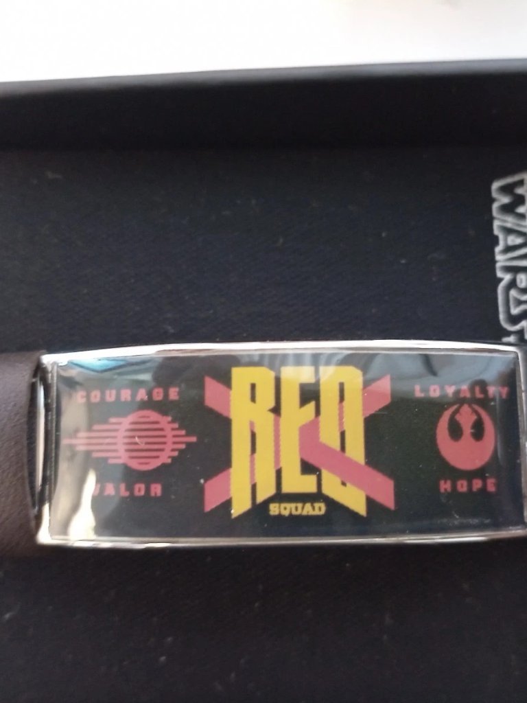 Star Wars Red X Squadron Bracelet  Open Box Excellent Condition